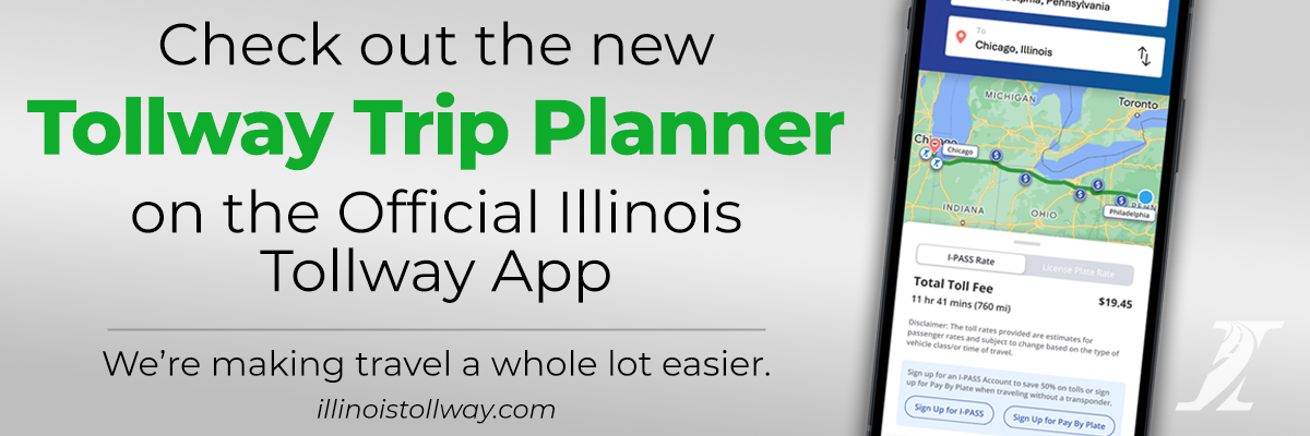New Trip Planner Debuts on Official Illinois Tollway App In Time For Memorial Day Weekend