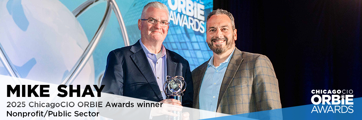 Michael Shay Wins 2025 ChicagoCIO ORBIE Award