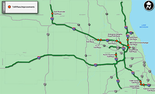 Systemwide Toll Plaza Repairs Illinois Tollway