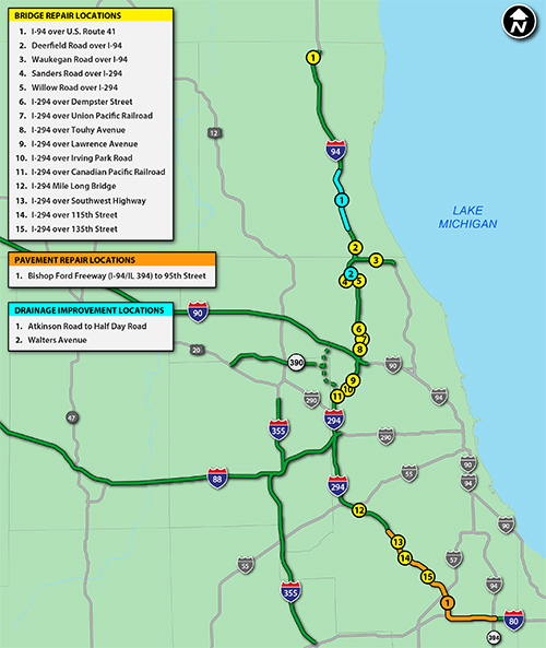 Tri-State Repairs Overview Map