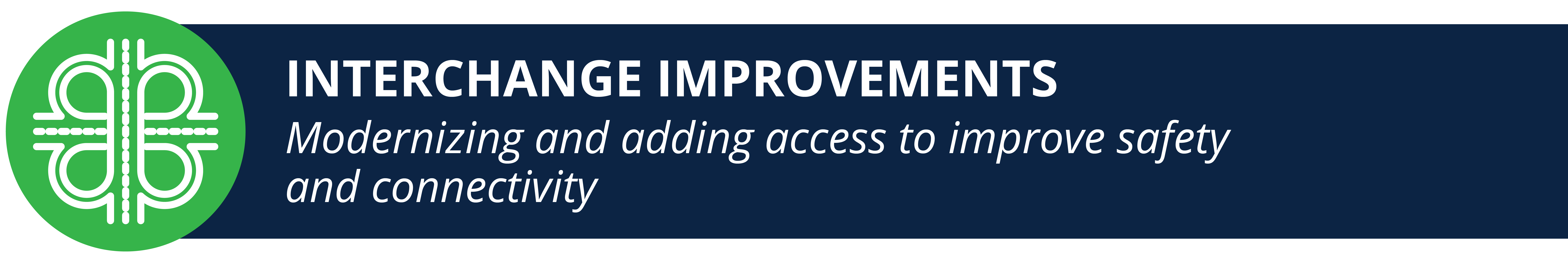 Driving Connections Project Type: Interchange Improvements